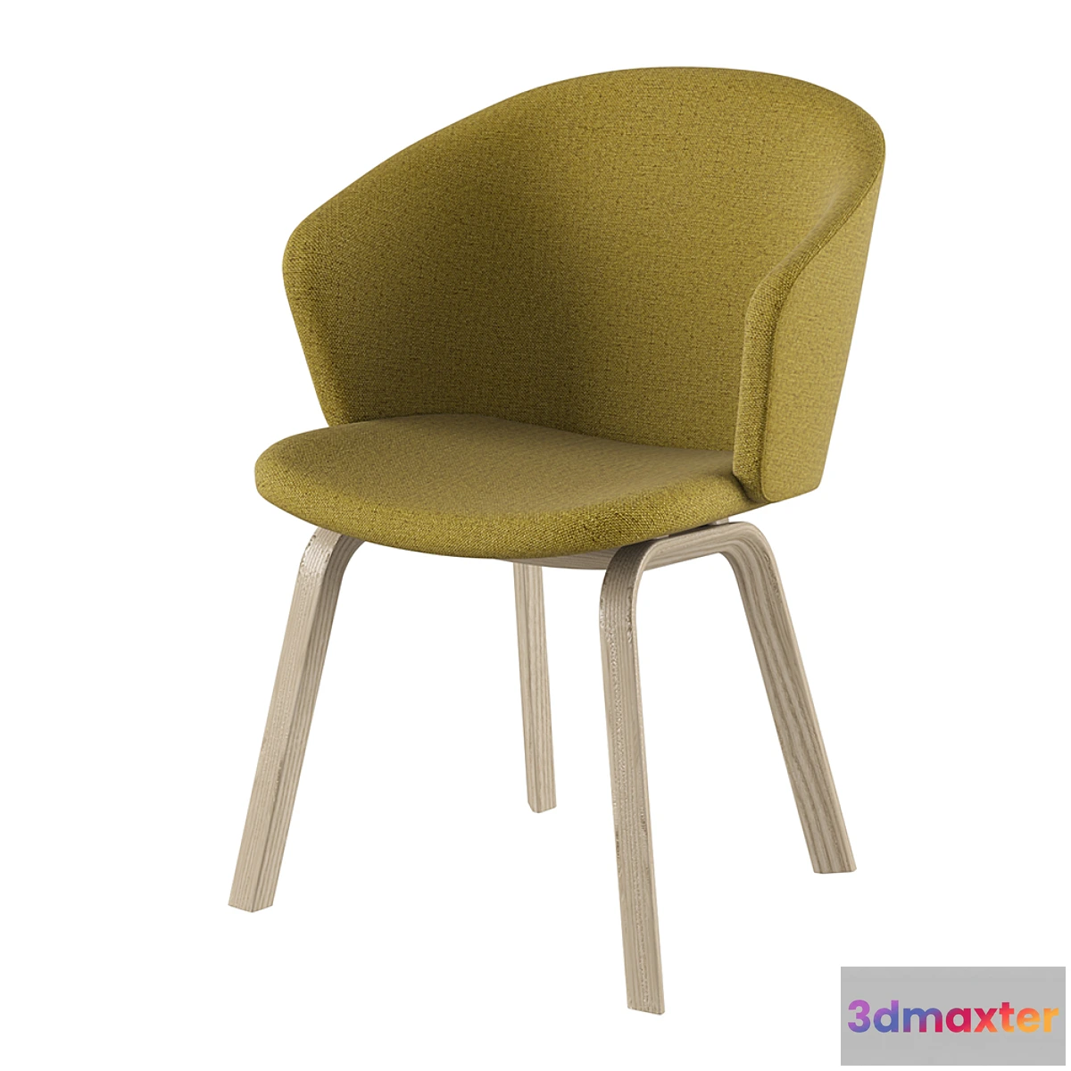 1455320 - Arco Close Chair Wood 3D Max