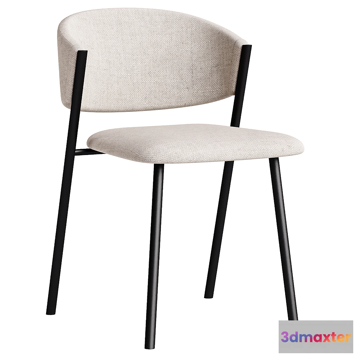 1455686 - Chair Rupert Textile Light 3D Max