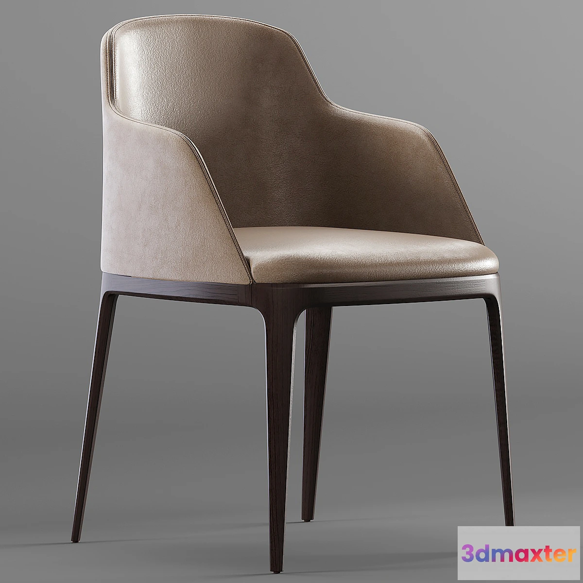 1458600 - Poliform_GRACE_Leather_Chair 3D Max
