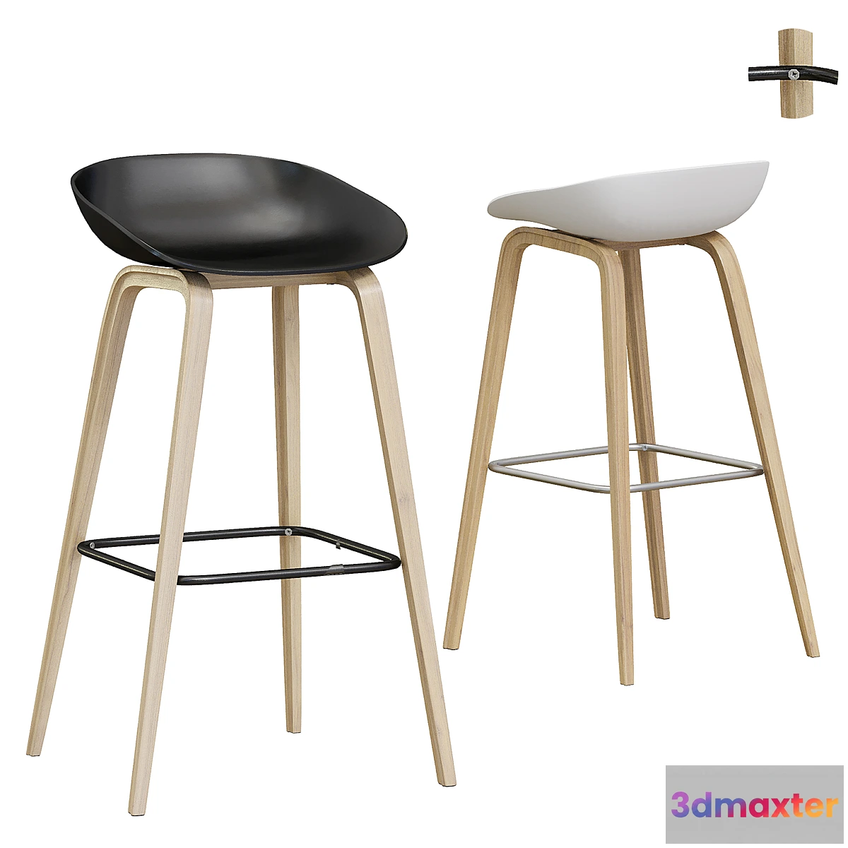 1459650 - Furniture - Bar Stools 3D Max
