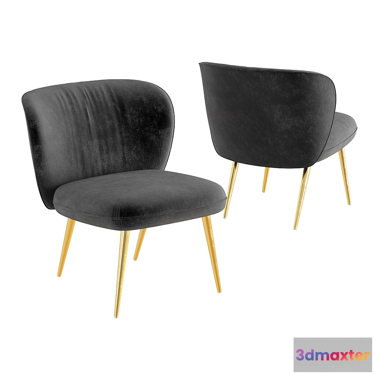 1459760 - Ginger slipper chair 3D Max