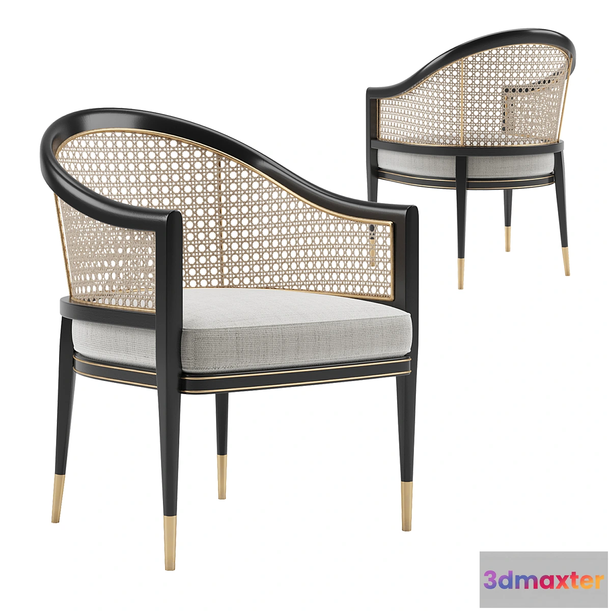 1459806 - Nicholas Haslam Grasse Chair 3D Max