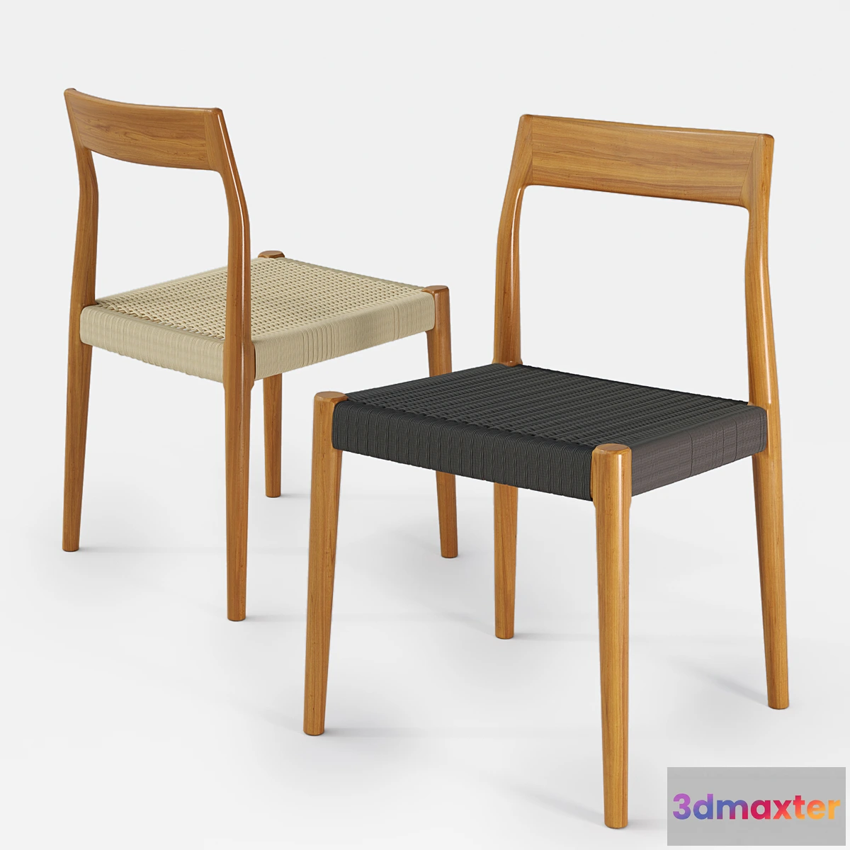 1460226 - Chair GREAT DANE Moller # 77 3D Max