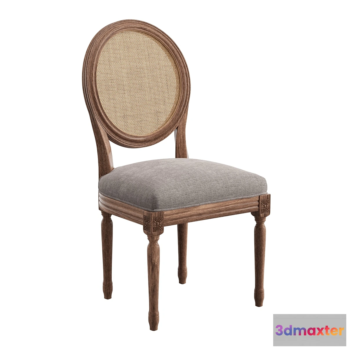 1460724 - Duffield Side Chair in Sand Gray 3D Max