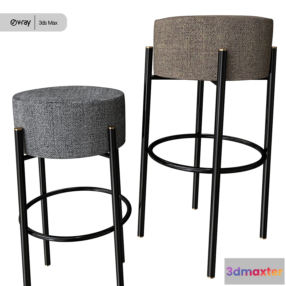 1460830 - Bar stool peg 3D Max