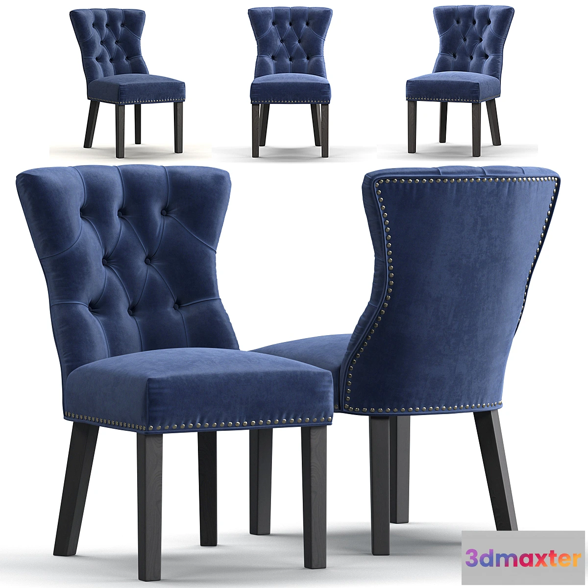 1461396 - Arhaus Alexis Dining Chair 3D Max