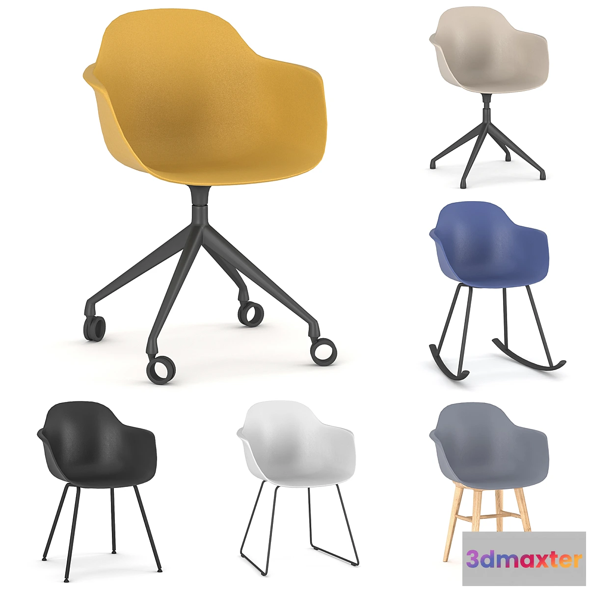 1461600 - Infinity Sicla chair on all frames 3D Max