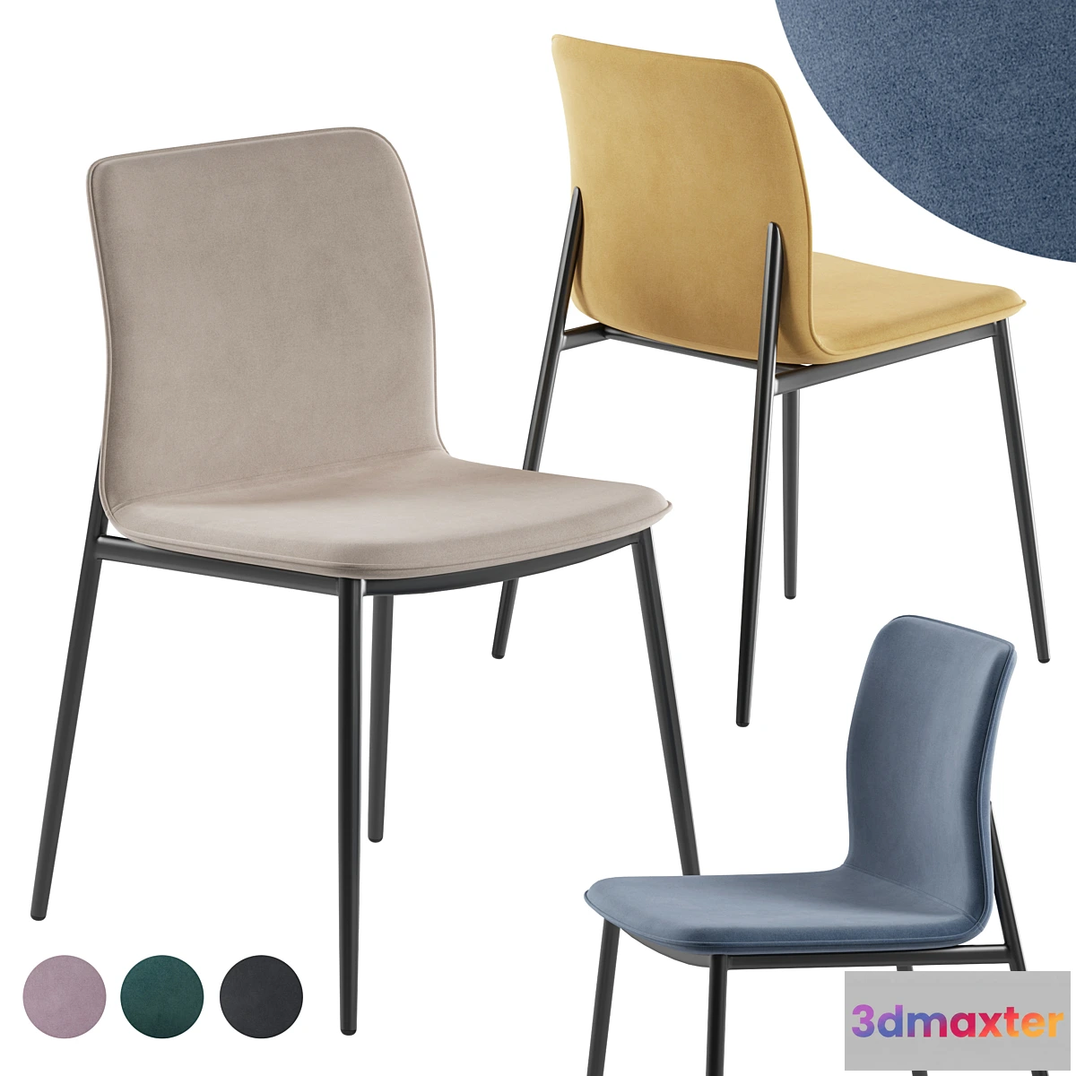 1461646 - Newport chair Boconcept 3D Max