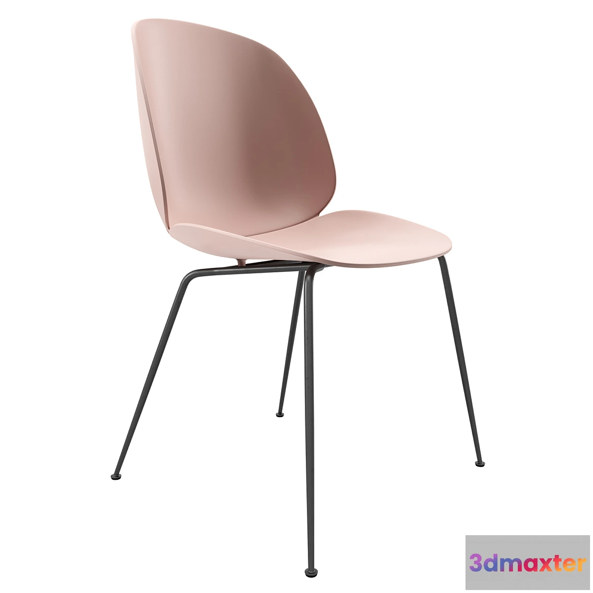 1461930 - Gubi Beetle Dining Chair (Un upholstered Conic base) 3D Max