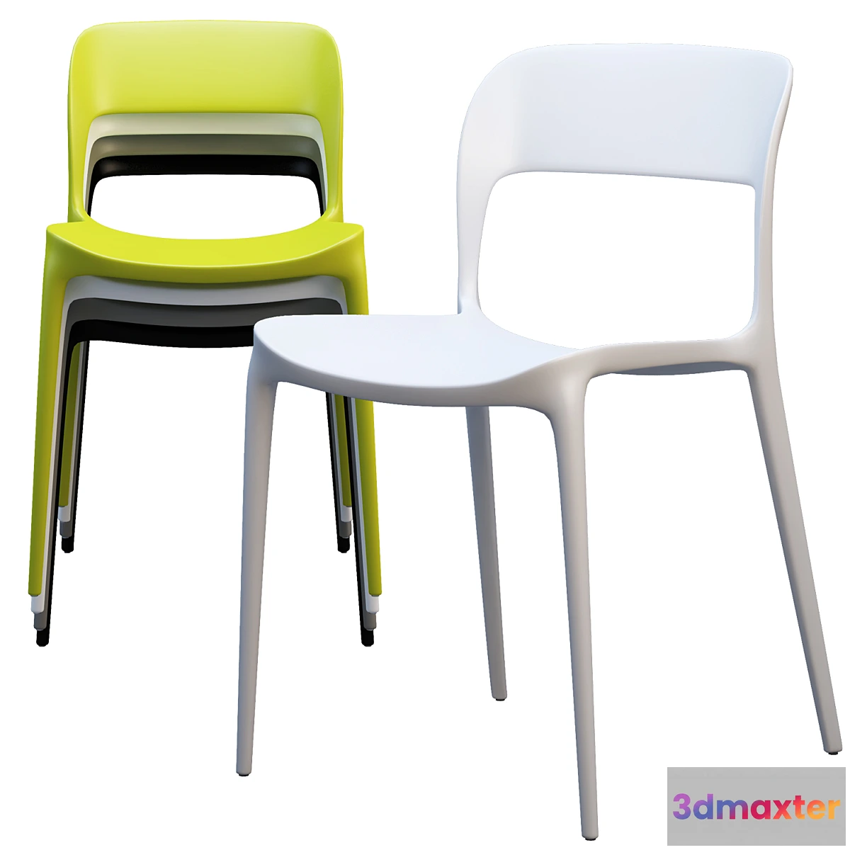 1462332 - Bontempi Gipsy Dining Chair 3D Max