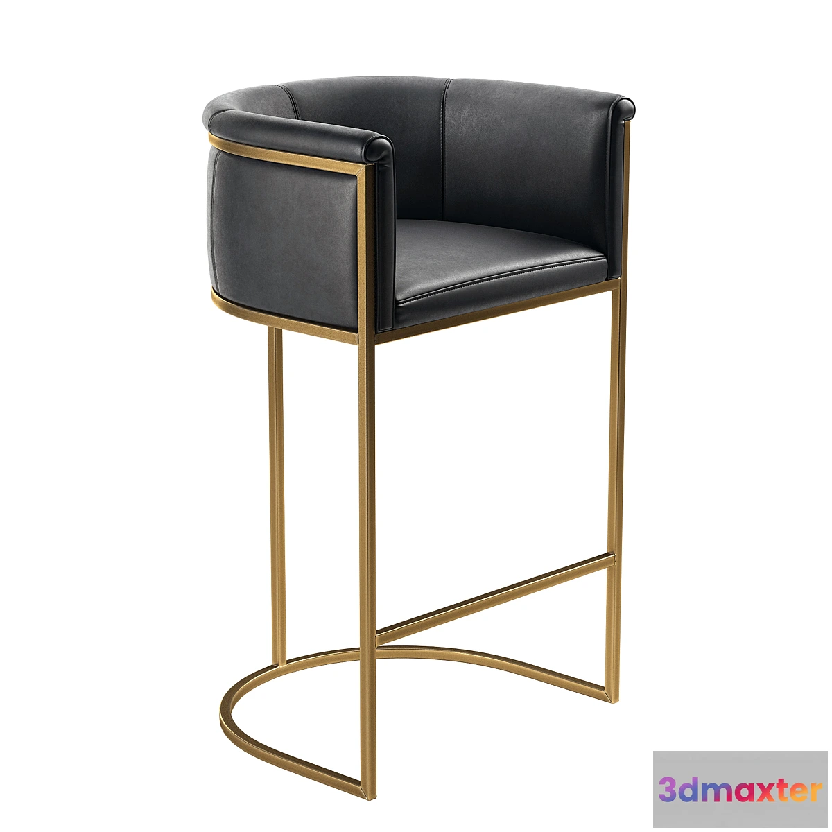 1463756 - Industrywest - Enquire Bar Stool 3D Max