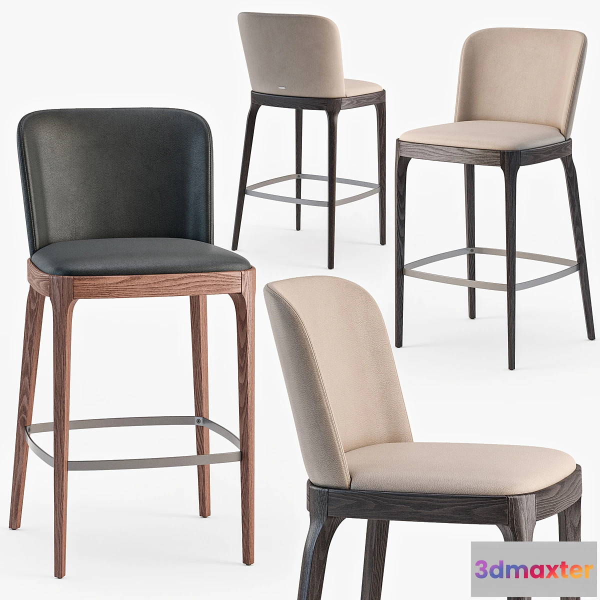 1466568 - Cattelan Italia Magda stool 3D Max