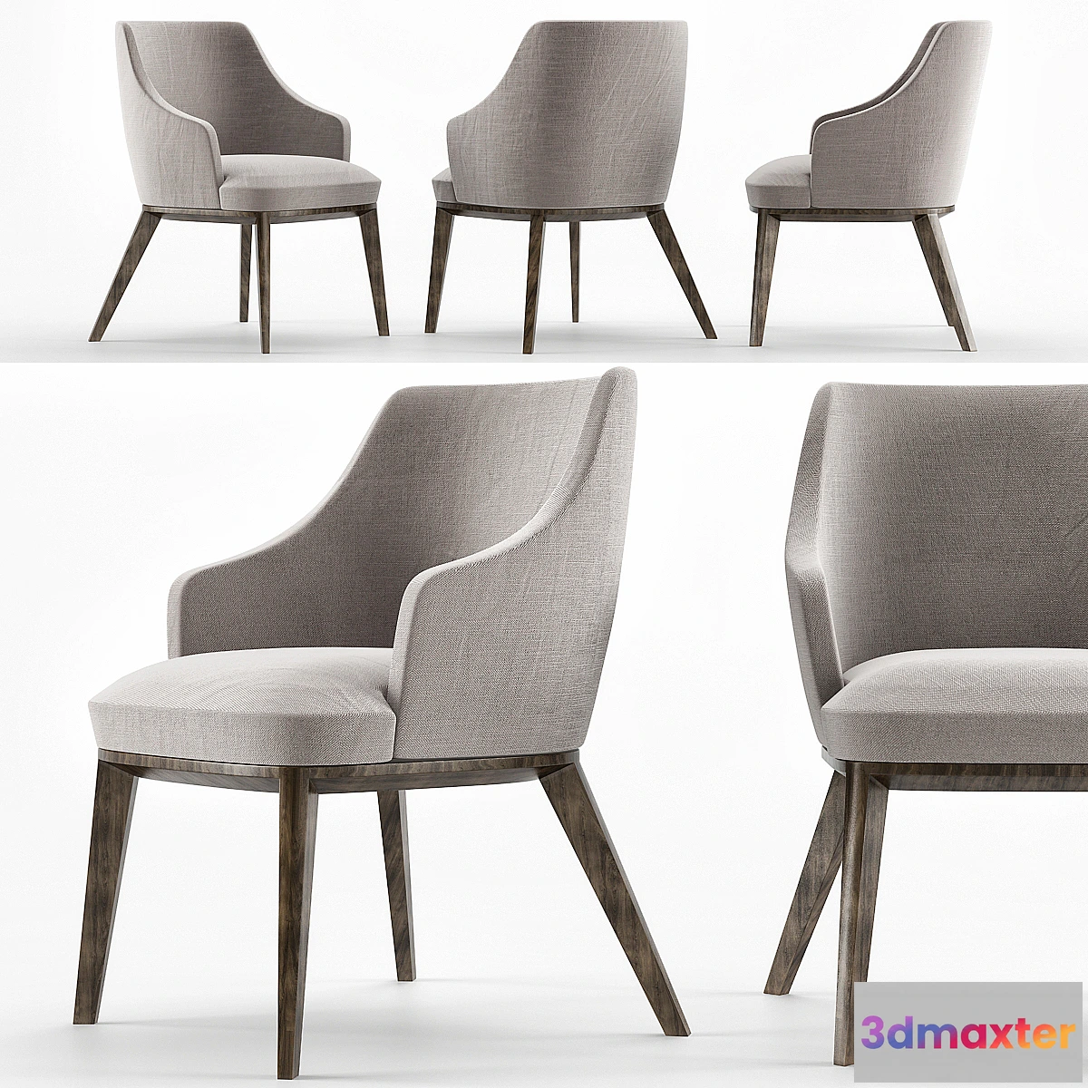 1466780 - Clover Chair - Cumberland 3D Max
