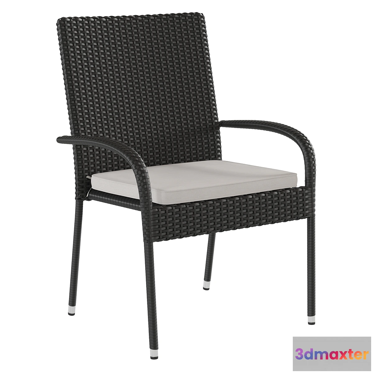 1468902 - Plastic Rattan Outdoor Garden Chair 3D Max