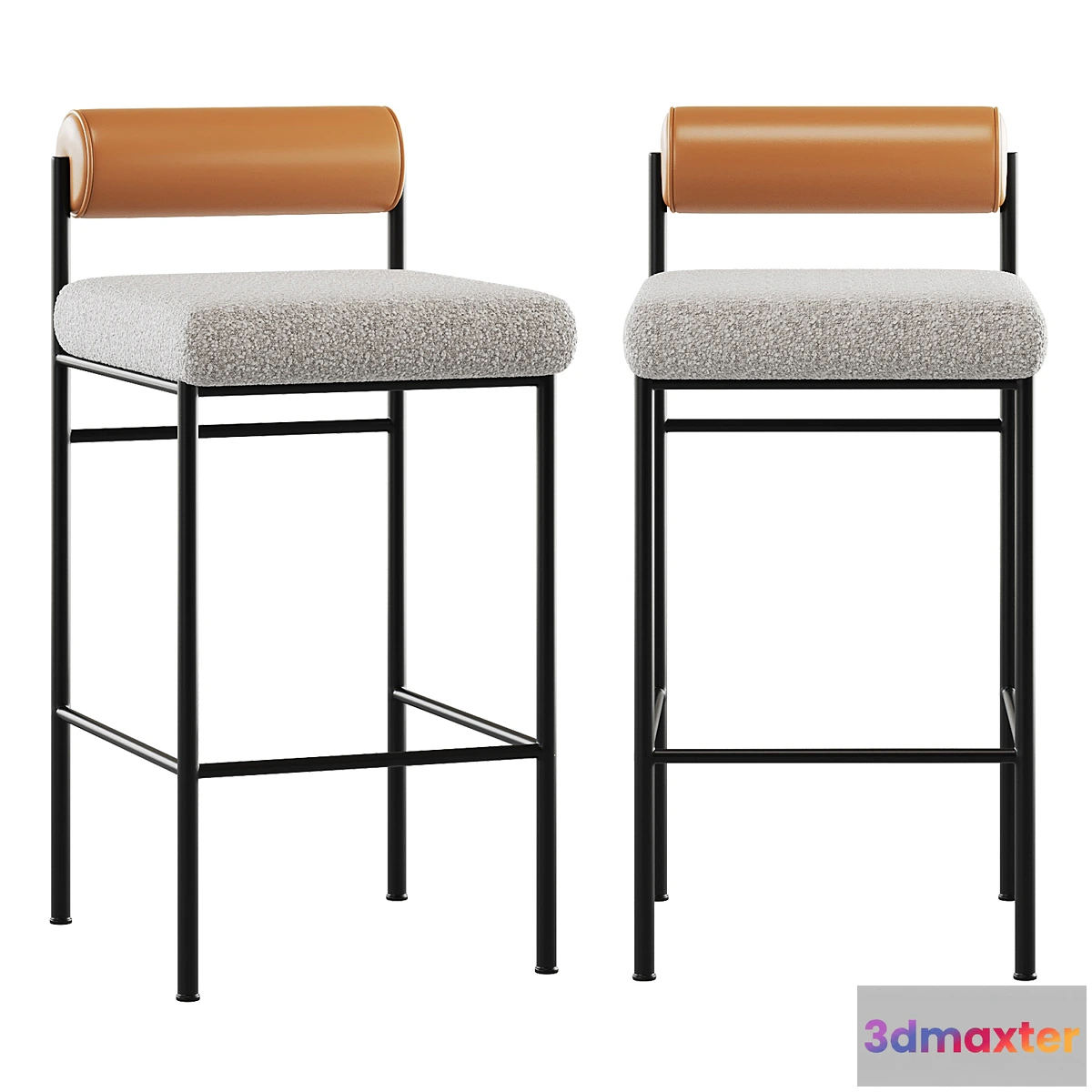 1471734 - Semi-bar stool Balla Stool Group 3D Max