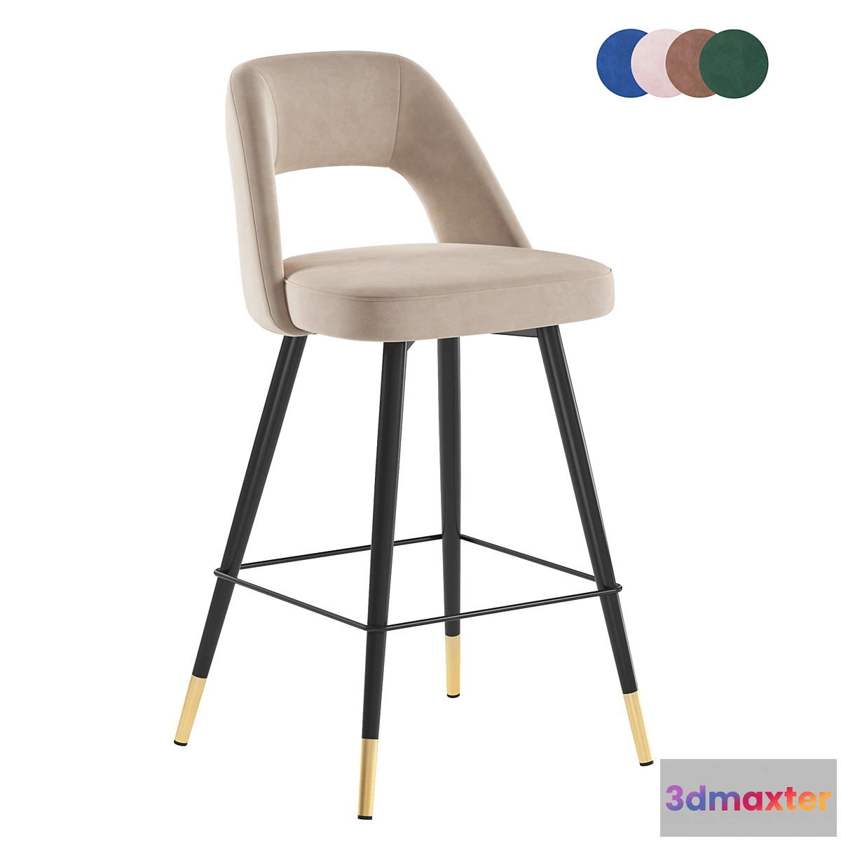 1472452 - Storeforhome Hadson barstool 3D Max