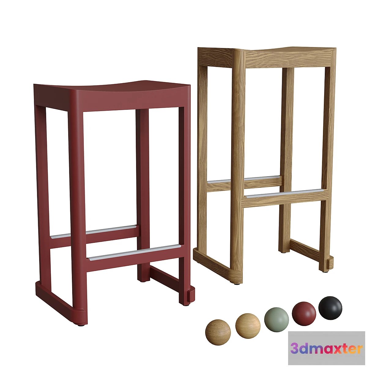 1473472 - Bar stool Atelier 3D Max