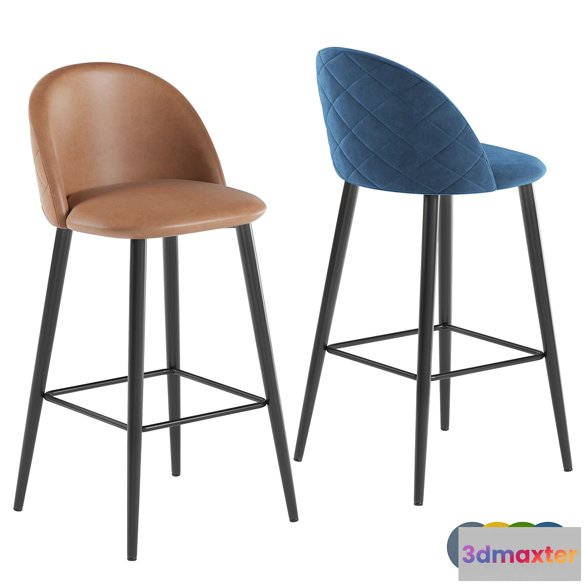 1473606 - Deephouse Paris barstool 3D Max