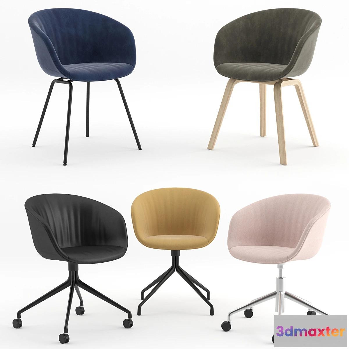 1474270 - AAC Soft chairs by HAY 3D Max