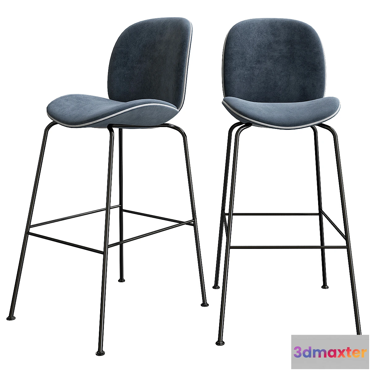 1474380 - Gubi - Beetle Bar Chair 3D Max
