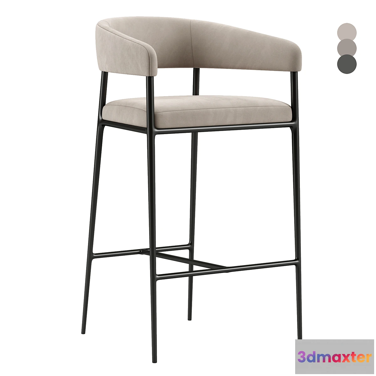 1474624 - Kronig Bar stool 3D Max