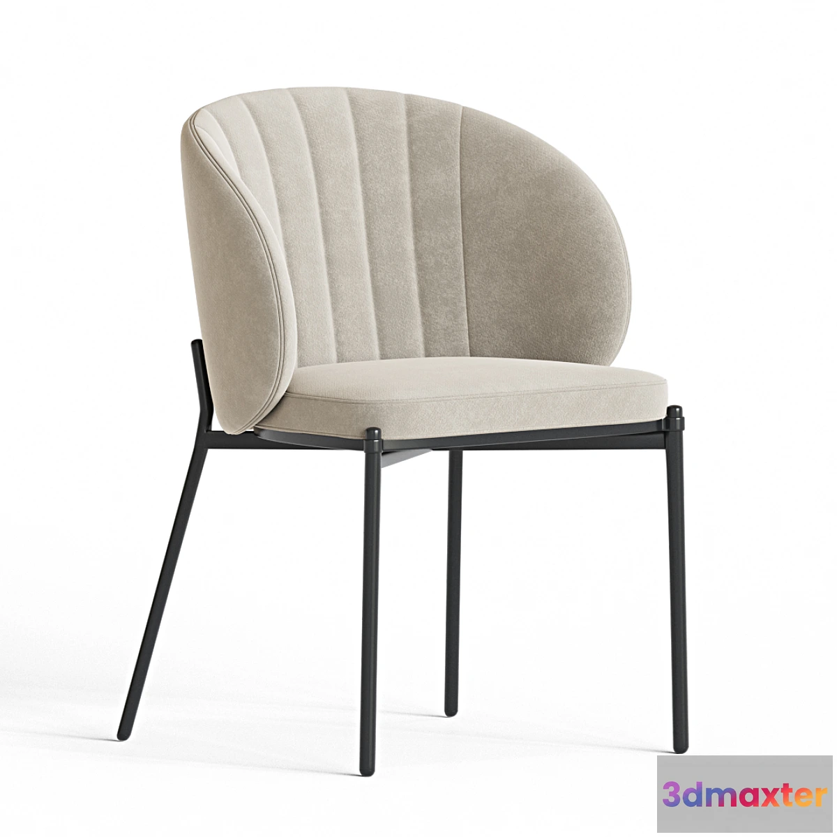1476122 - Shell Back Dining Chair 3D Max