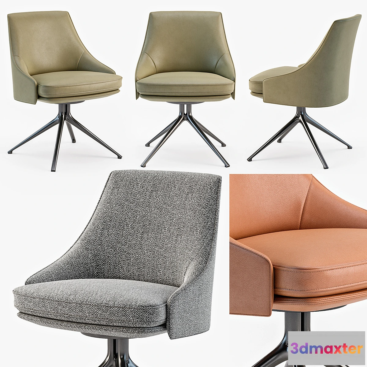 1476770 - Poliform Stanford chair 3D Max