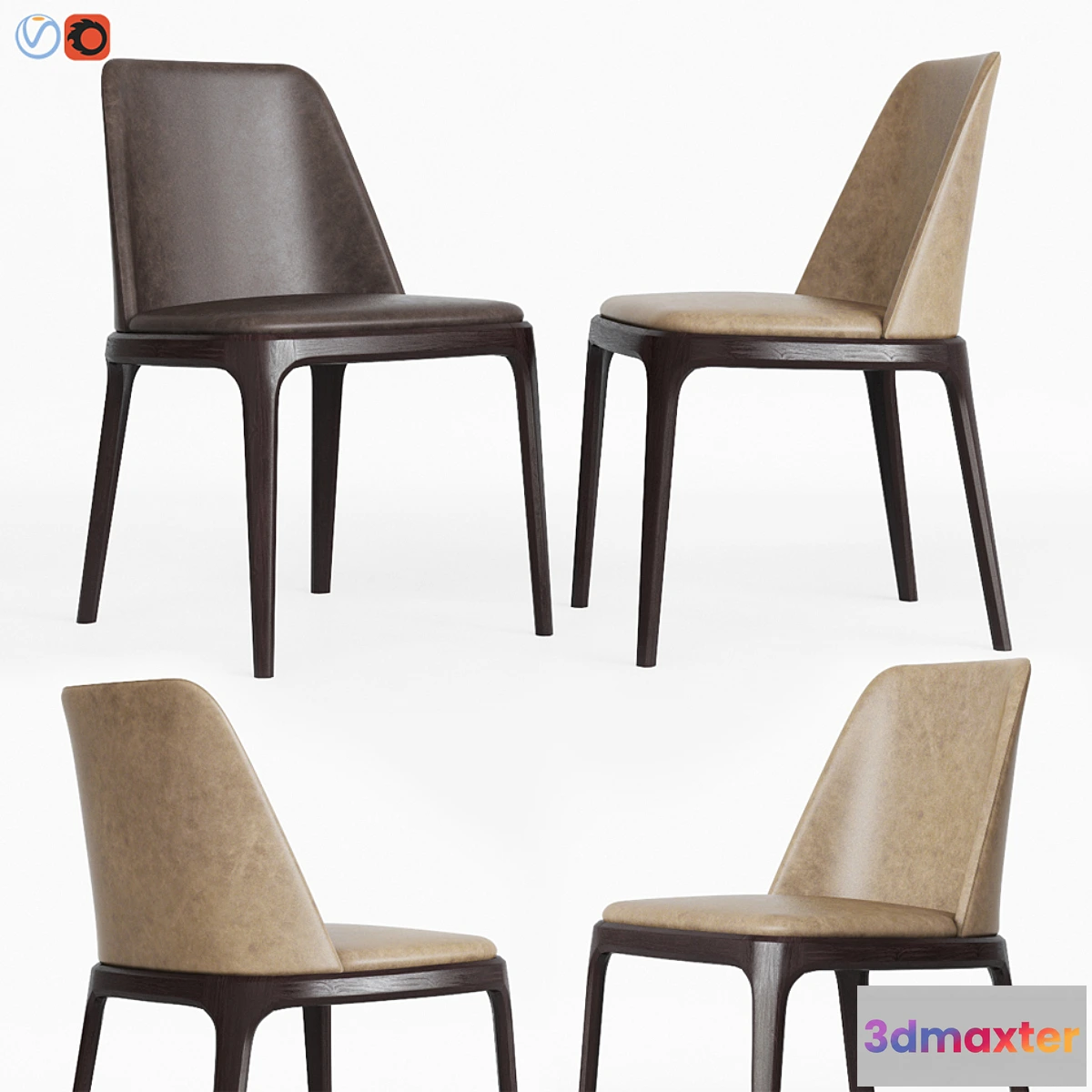 1476904 - Poliform Grace Dining Chair 3D Max