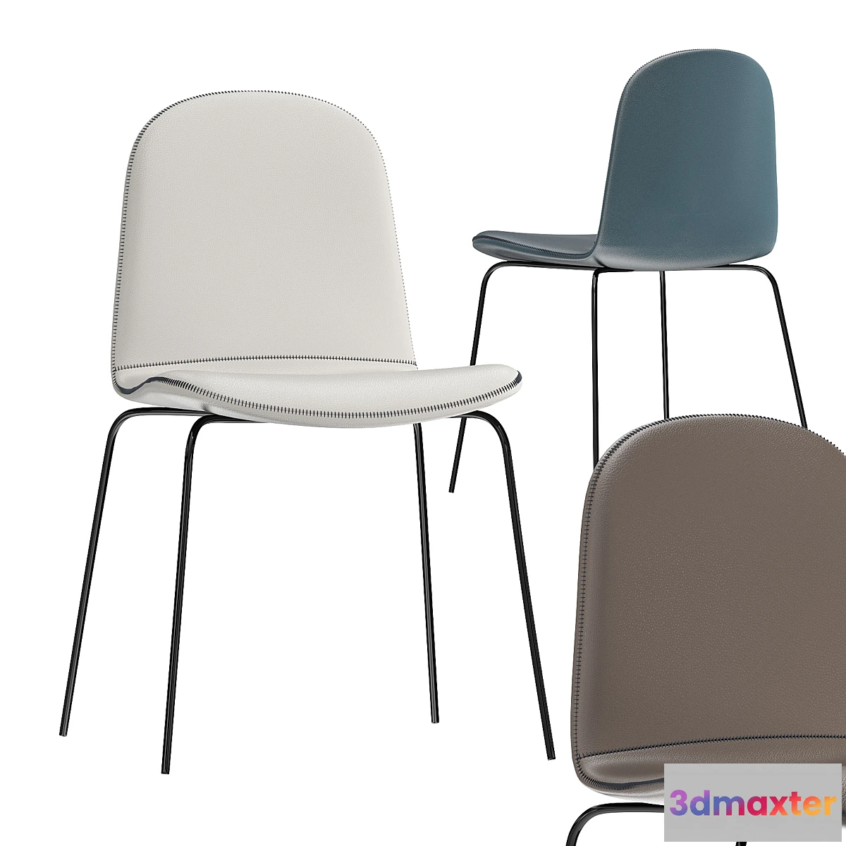 1477476 - Primitivo White Chair 3D Max