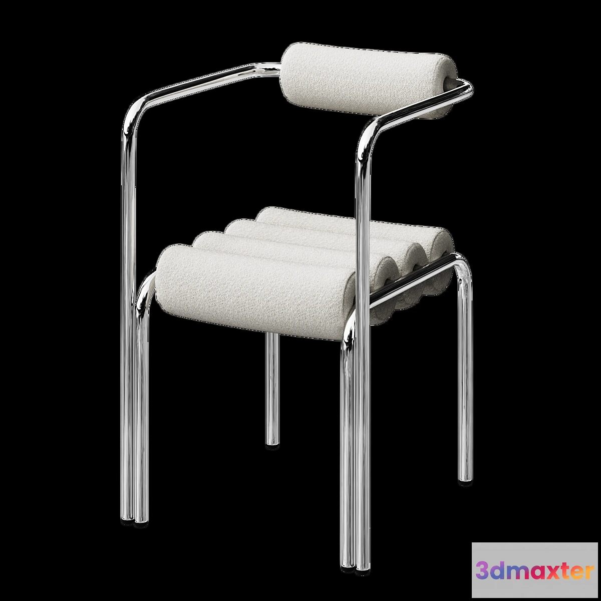 1478374 - ELEGG CHAIR C WITH BOUCLE FABRIC 3D Max