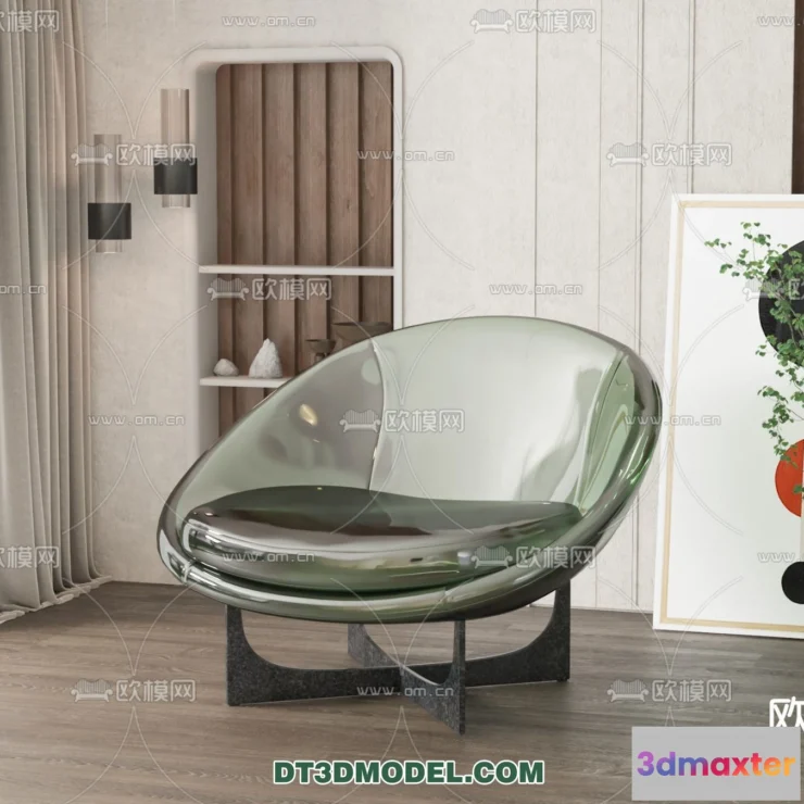 1517610 - FURNITURE - CHAIR - 3D Model For Interior Design - 1975 3D Max