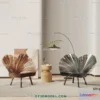 1517656 - FURNITURE - CHAIR - 3D Model For Interior Design - 1998 3D Max