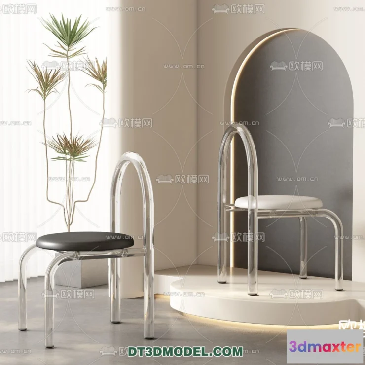 1517674 - FURNITURE - CHAIR - 3D Model For Interior Design - 2007 3D Max