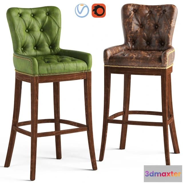 1537874 - Loftdesigne Stool 2027 and 3863 3D Max