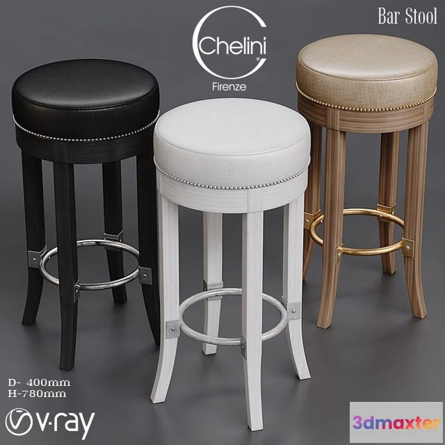 1538962 - Barstool Chelini 3D Max