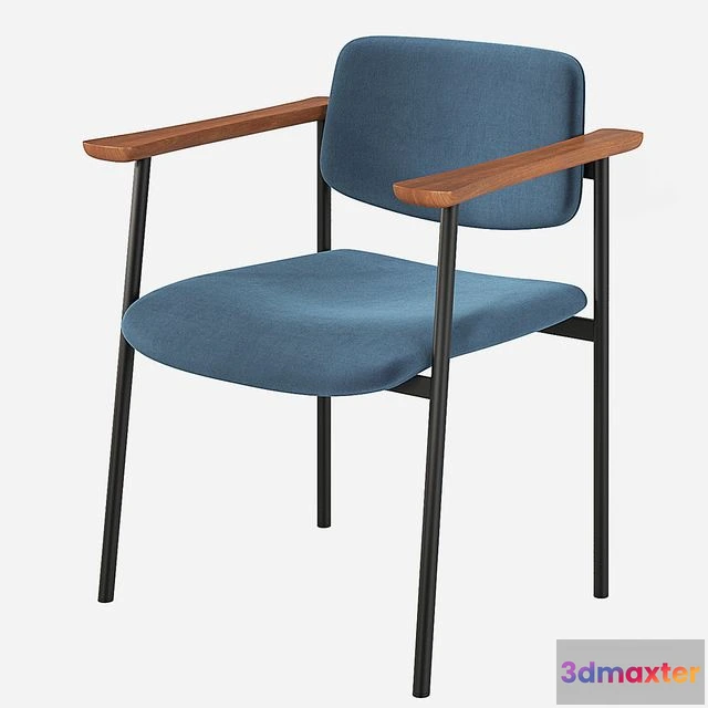 1543553 - WARREN Chair Velvet CB2 3D Max