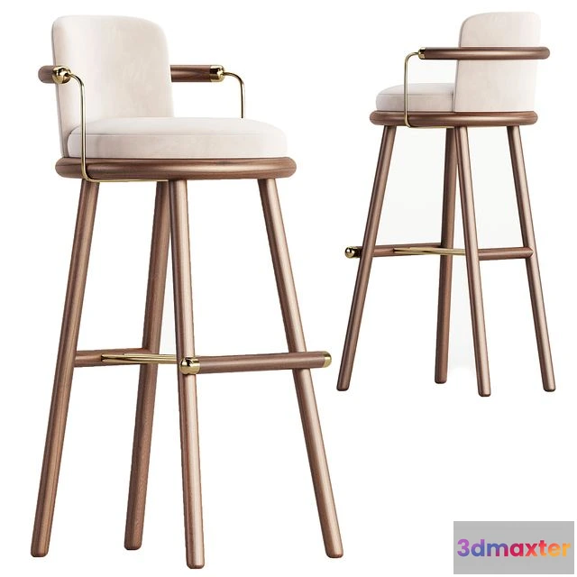 1548169 - Bar Chair Darla 3D Max