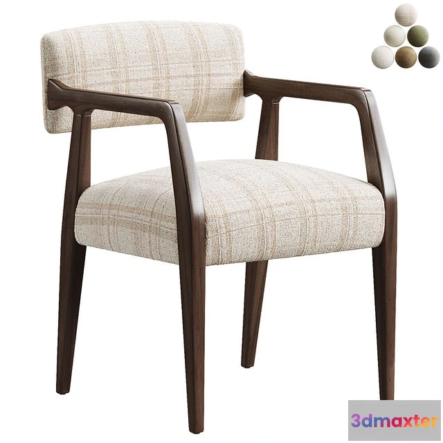 1550277 - Tyler Dining Armchair 3D Max