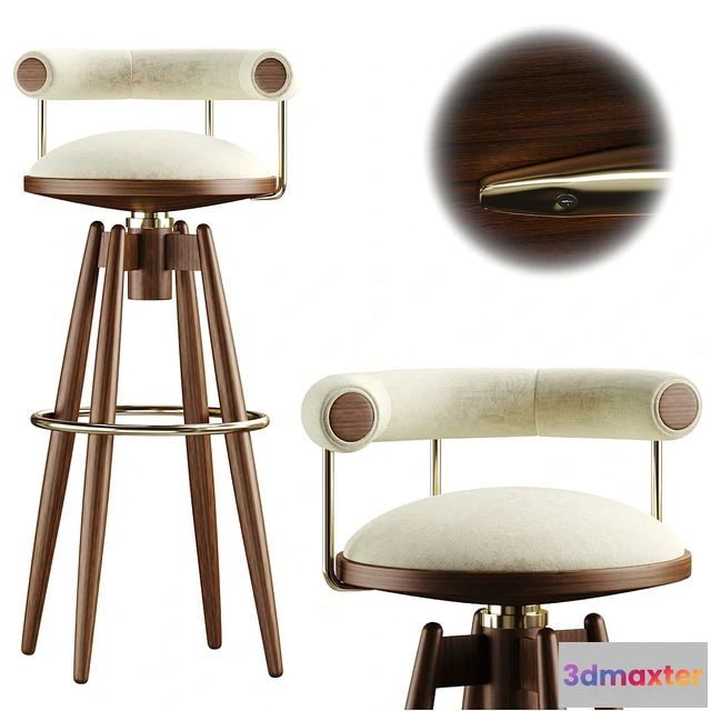 1550513 - Bar Chair DYLAN 3D Max