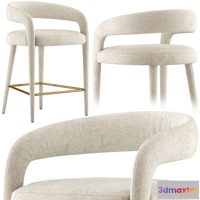 1550785 - CB2 Lisette Counter Stool 3D Max