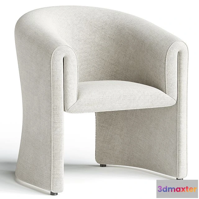 1551147 - Dining chair Elmore Portland Cream 3D Max