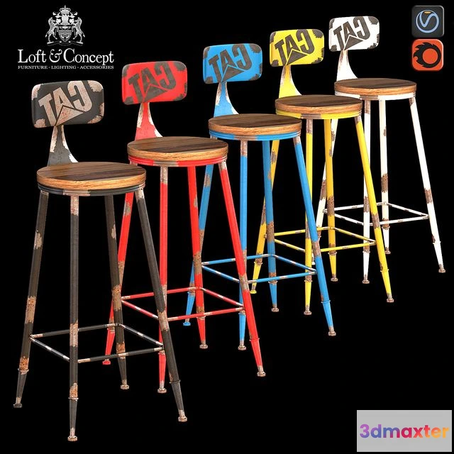 1553043 - Barstool CRAFT 3D Max