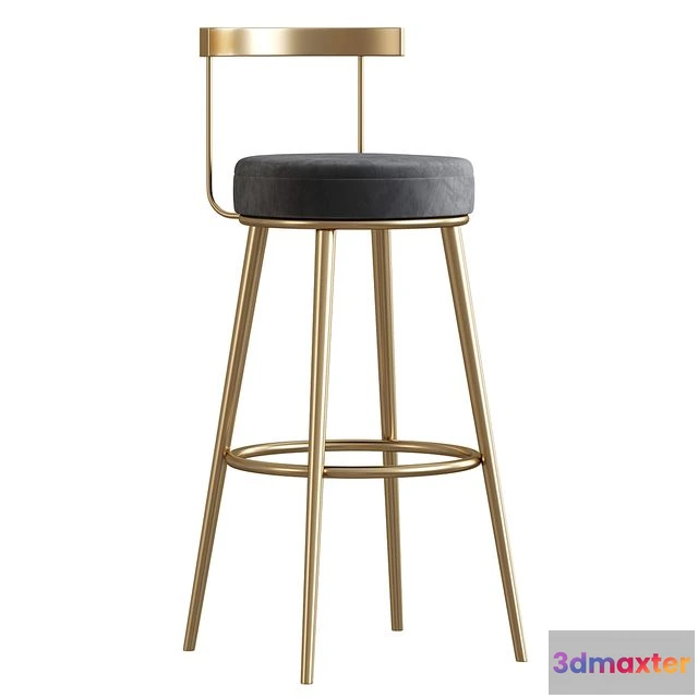 1553607 - Teashop bar stool 3D Max