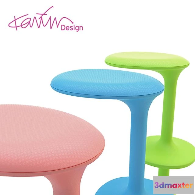 1553781 - Barstool Karim Rashid Kant Casamania 3D Max