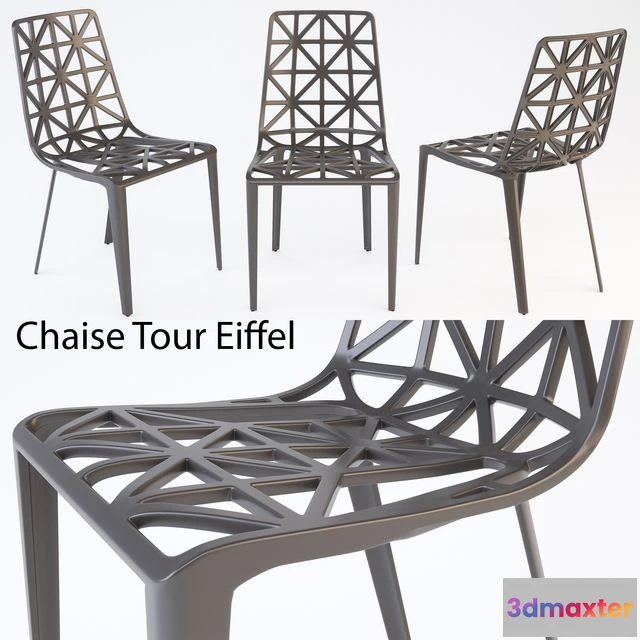 1555279 - Chaise Tour Eiffel 3D Max