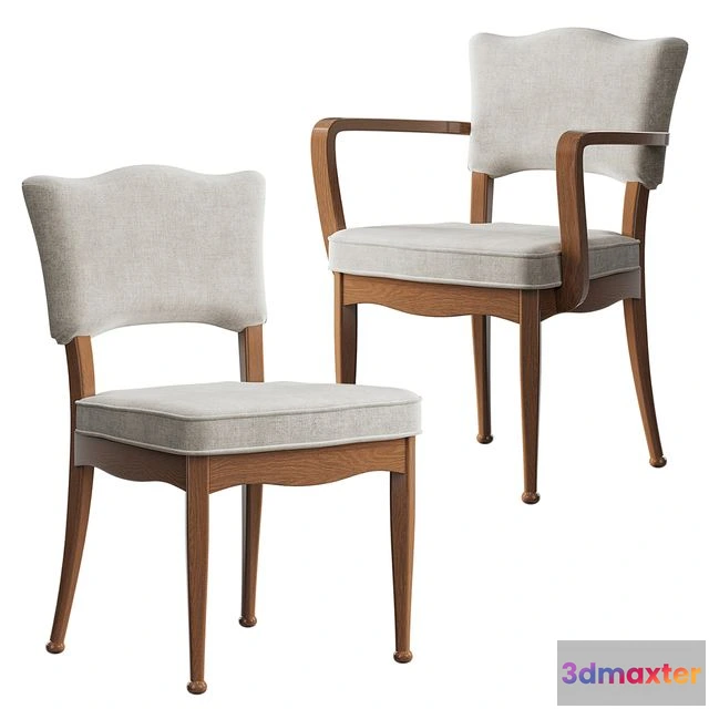 1555291 - Charleston Dining Chair 3D Max