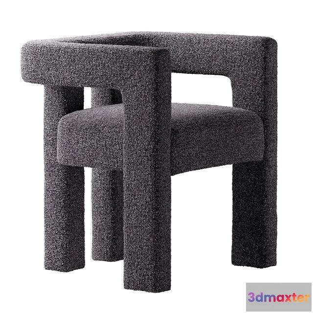 1558077 - CB2 Stature Black Chair 3D Max