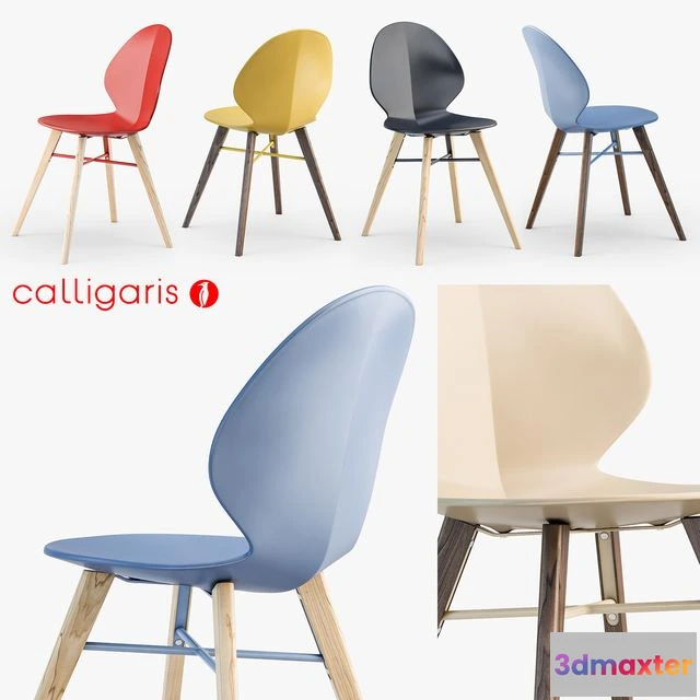 1558693 - Calligaris Basil w chair 3D Max
