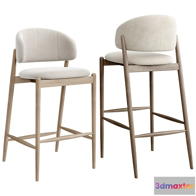 1559099 - Bar stool Family Look 3D Max