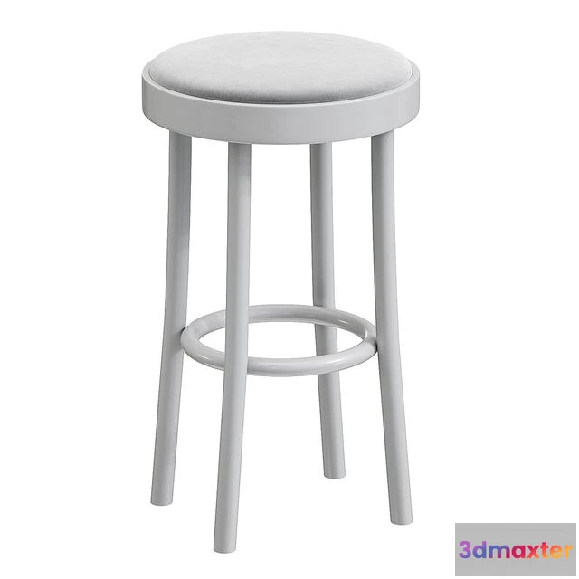 1560360 - 822 Stool with integrated cushion By TON 3D Max